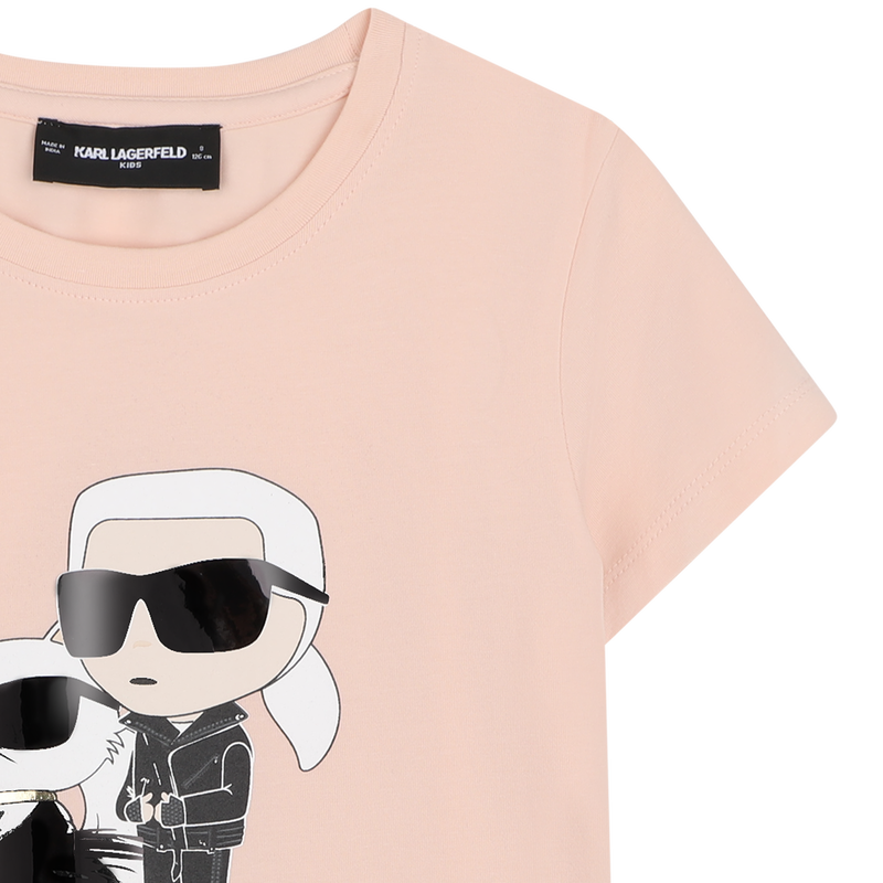 T-shirt a maniche corte KARL LAGERFELD KIDS 
                        BAMBINA