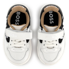 Sneakers pelle velcro e lacci BOSS 
                    RAGAZZO