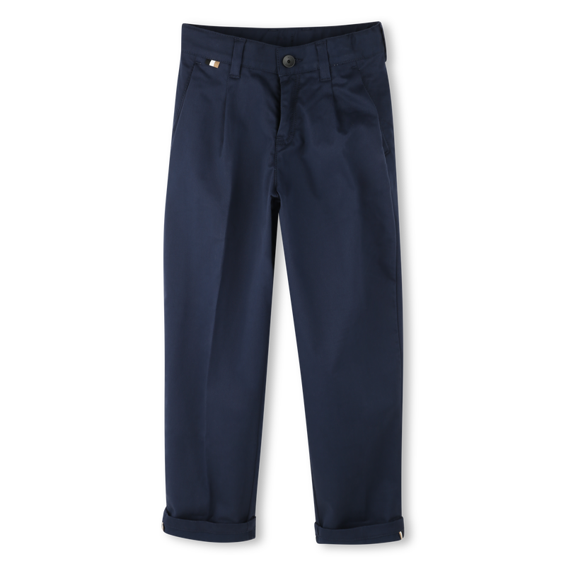 Pantaloni chino in twill BOSS 
                        RAGAZZO