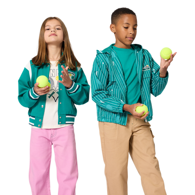 CARDIGAN CON BOTTONI A PRESSIONE KIDS AROUND BAMBINA