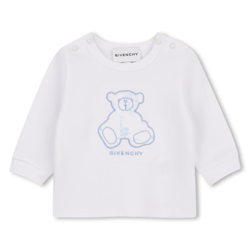 Completo salopette e t-shirt GIVENCHY 
                        BAMBINO