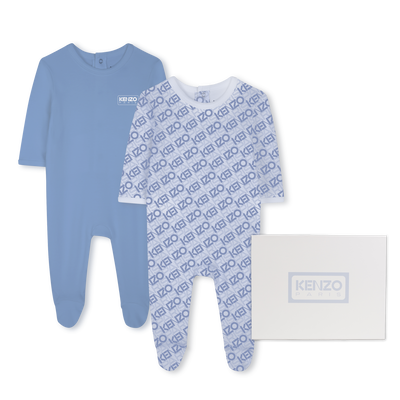 Set 2 pigiami in cotone KENZO KIDS UNISEX