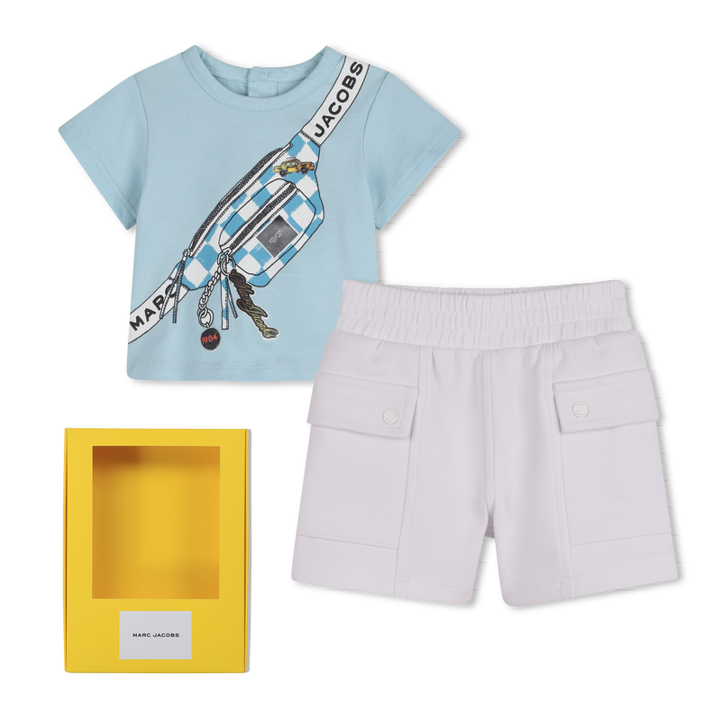SET T-SHIRT E PANTALONCINI MARC JACOBS 
                        UNISEX