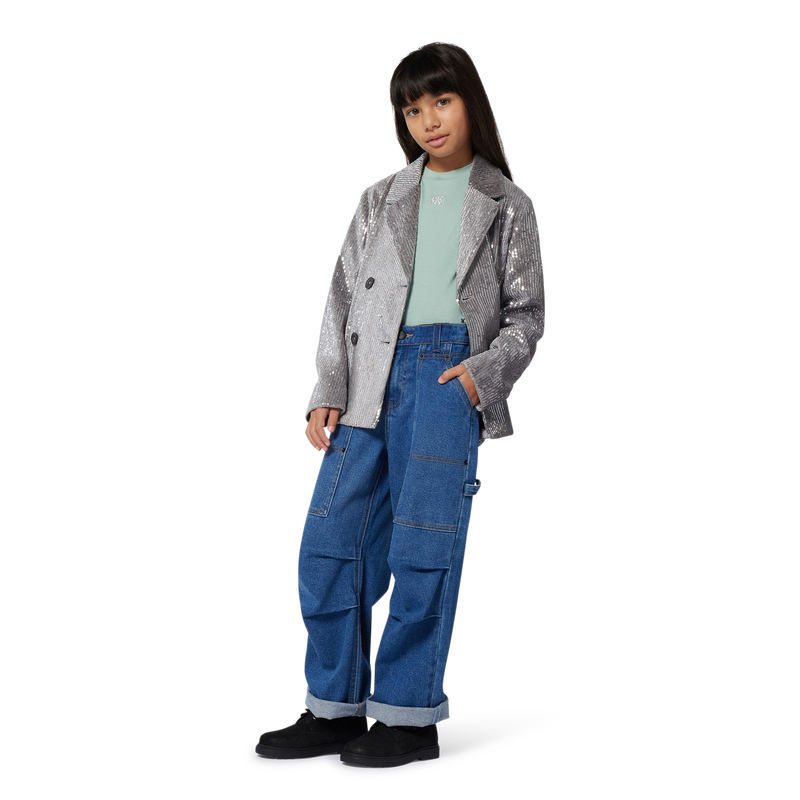 Pantalone in denim di cotone DKNY 
                        UNISEX