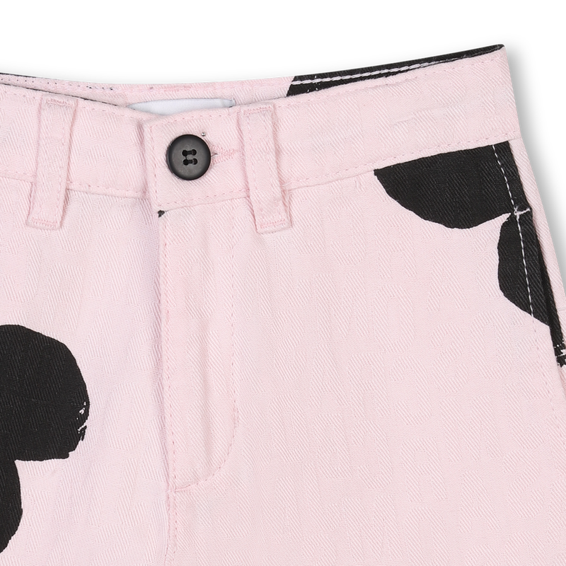 Shorts stampati in cotone MARC JACOBS 
                        BAMBINA