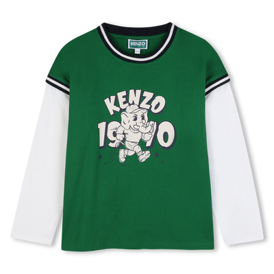 Maglietta a maniche lunghe KENZO KIDS RAGAZZO