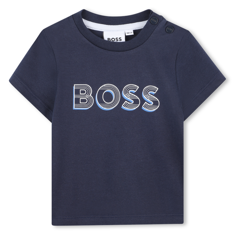 T-shirt con stampa logo BOSS 
                        RAGAZZO