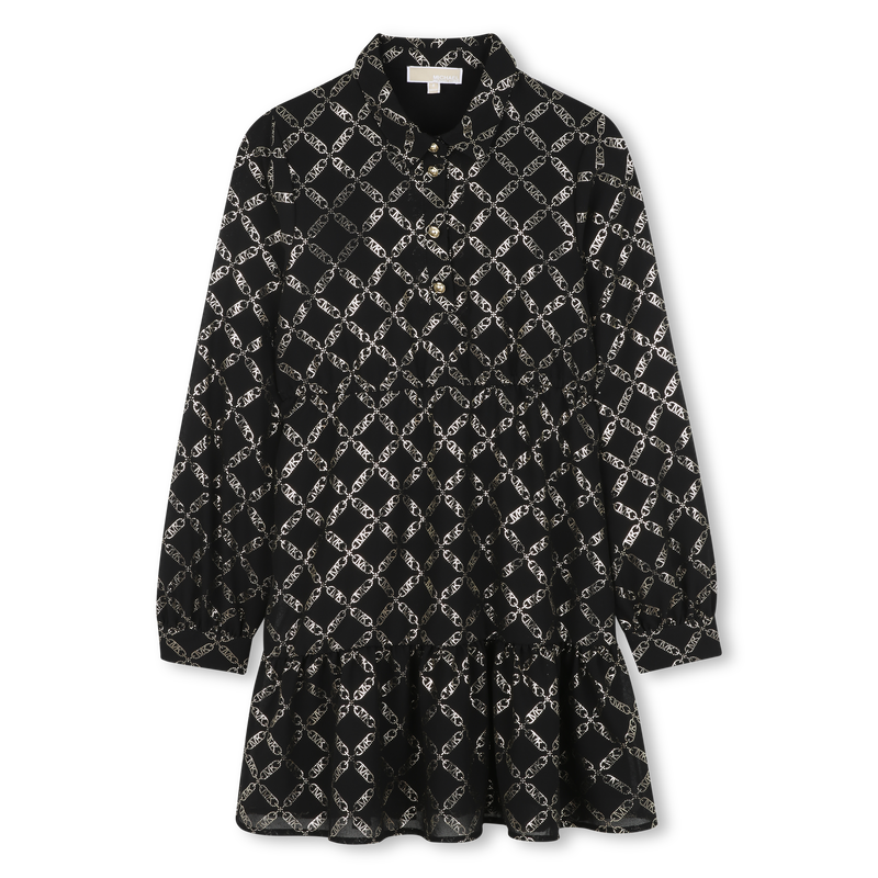 Abito a maniche lunghe in poliestere MICHAEL KORS 
                        BAMBINA