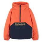 Giacca a vento con cappuccio bicolore TIMBERLAND 
                    RAGAZZO