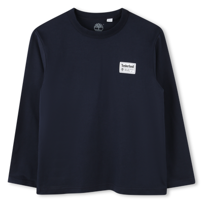 T-shirt tinta unita etichetta TIMBERLAND RAGAZZO