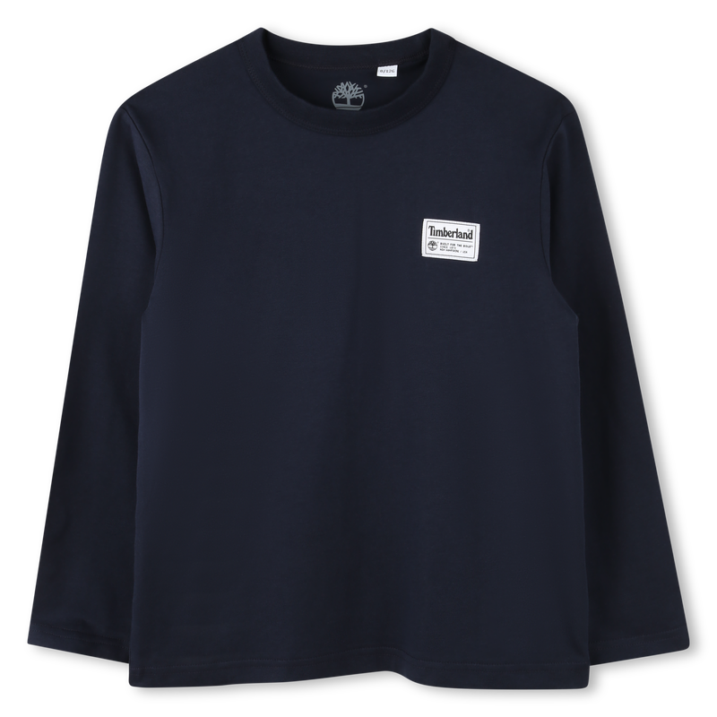 T-shirt tinta unita etichetta TIMBERLAND 
                        RAGAZZO