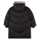 Piumino con cappuccio KARL LAGERFELD KIDS 
                    RAGAZZO