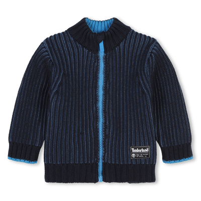 Cardigan con zip cotone e lana TIMBERLAND RAGAZZO