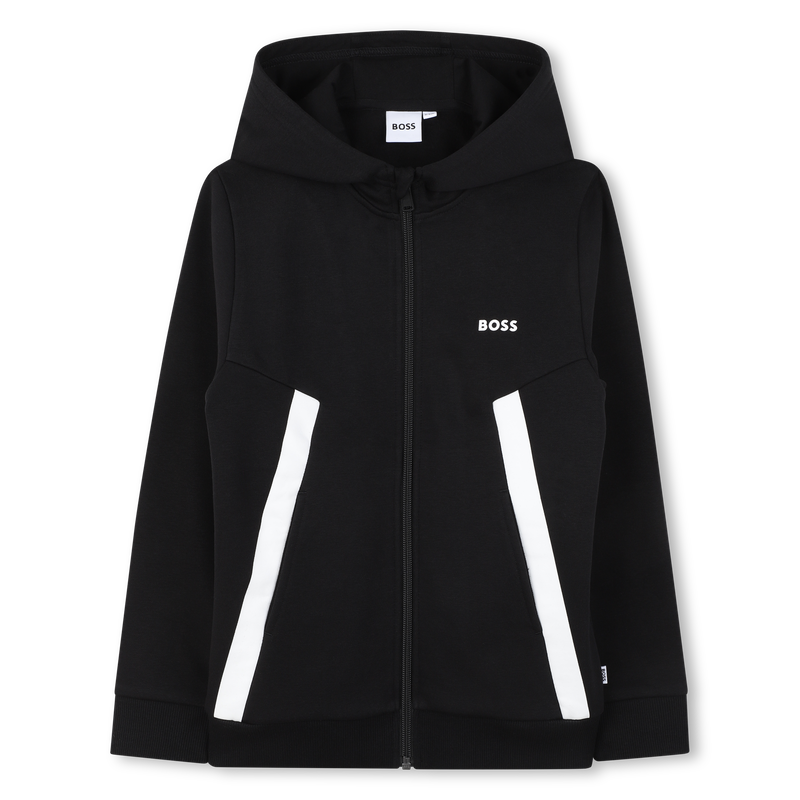 Cardigan con cappuccio BOSS 
                        RAGAZZO
