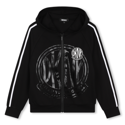 Felpa con zip e cappuccio DKNY UNISEX