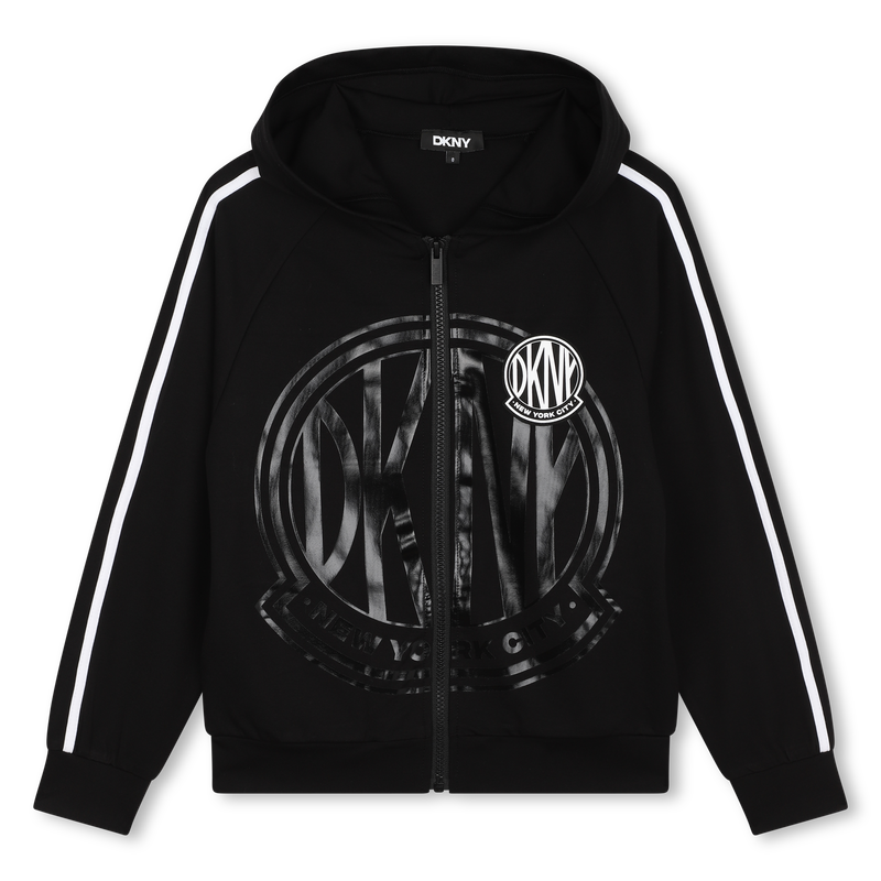 Felpa con zip e cappuccio DKNY 
                        UNISEX