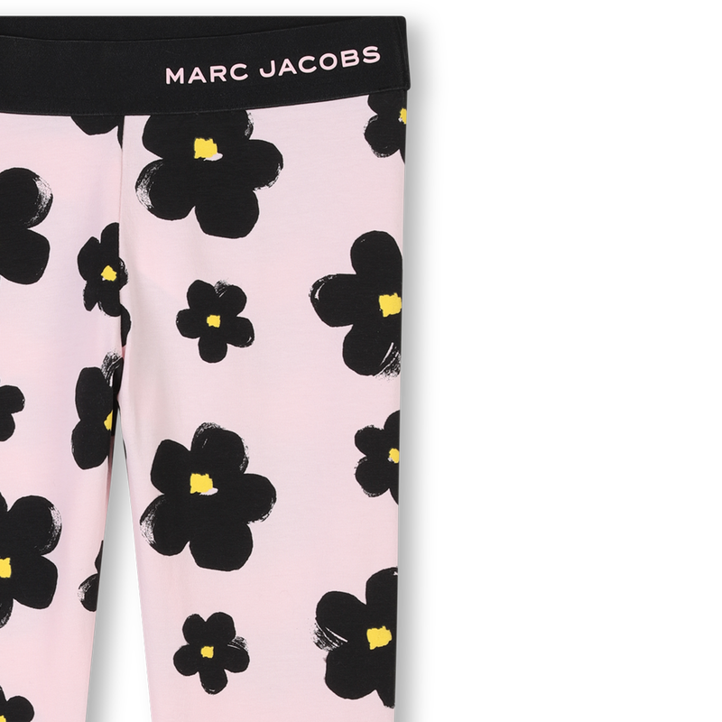 Legging con stampa Margherite MARC JACOBS 
                        BAMBINA