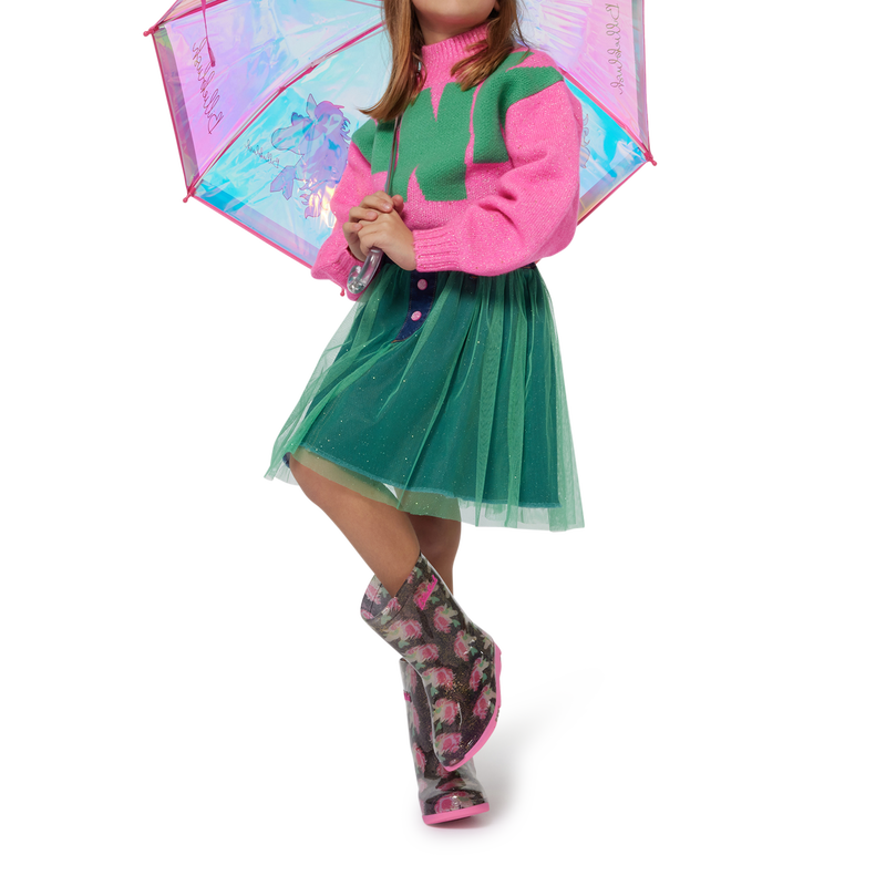 Gonna bimateriale BILLIEBLUSH 
                        BAMBINA