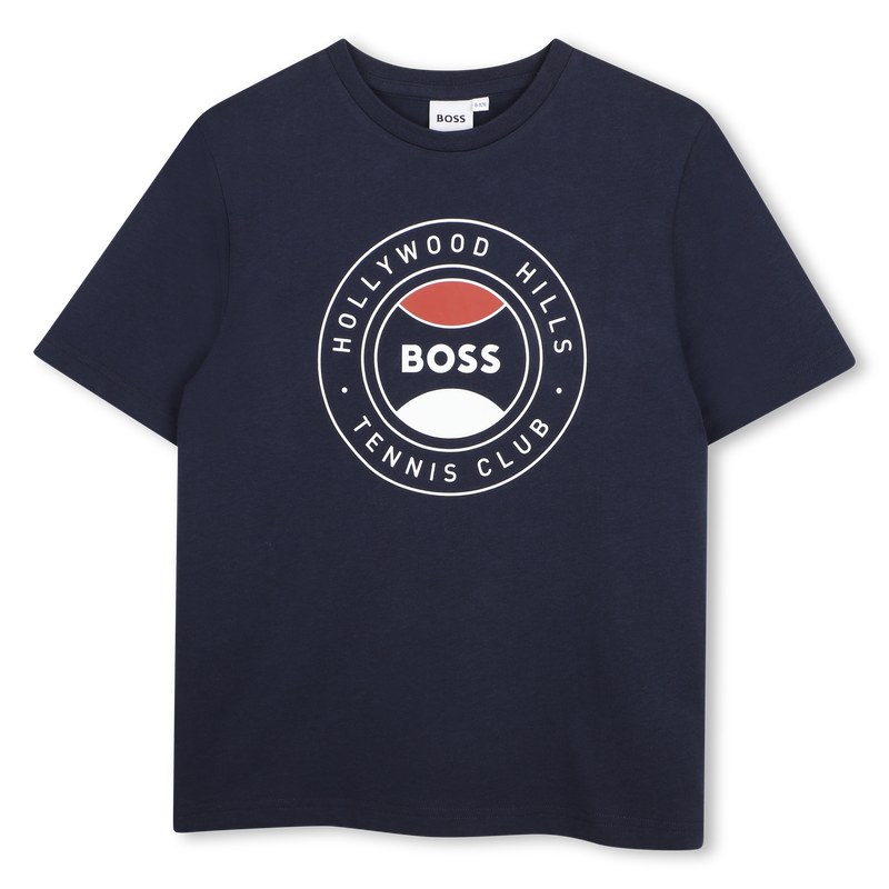 T-SHIRT A MANICHE CORTE BOSS 
                        RAGAZZO