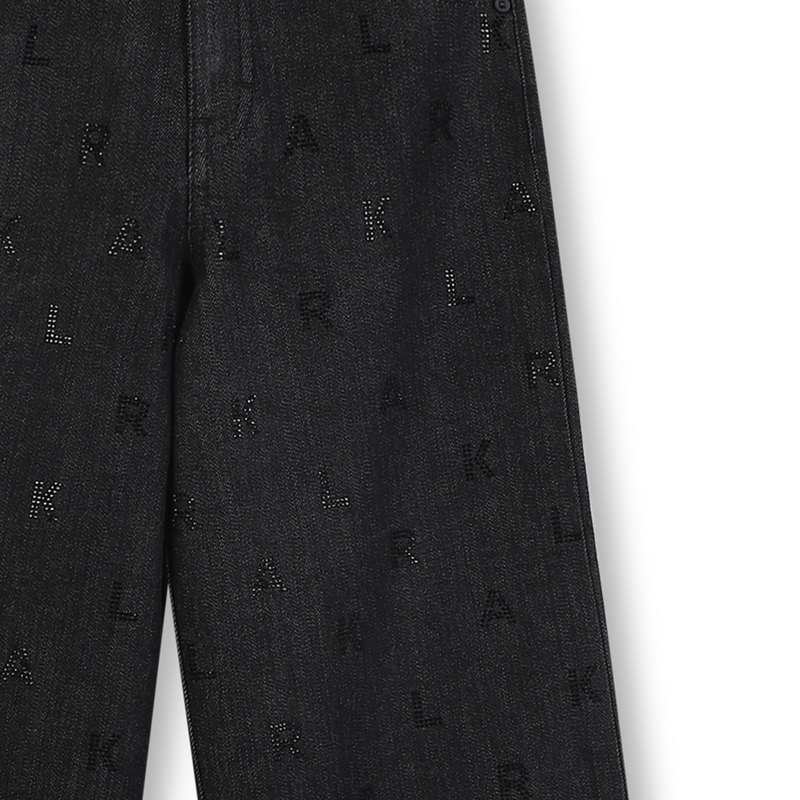 Pantaloni in denim KARL LAGERFELD KIDS 
                        BAMBINA