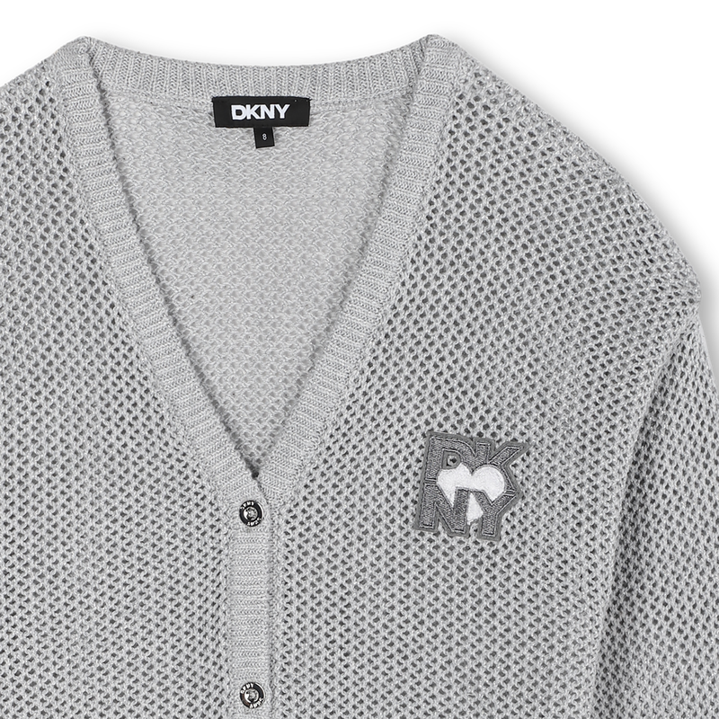 Cardigan in maglia DKNY 
                        BAMBINA
