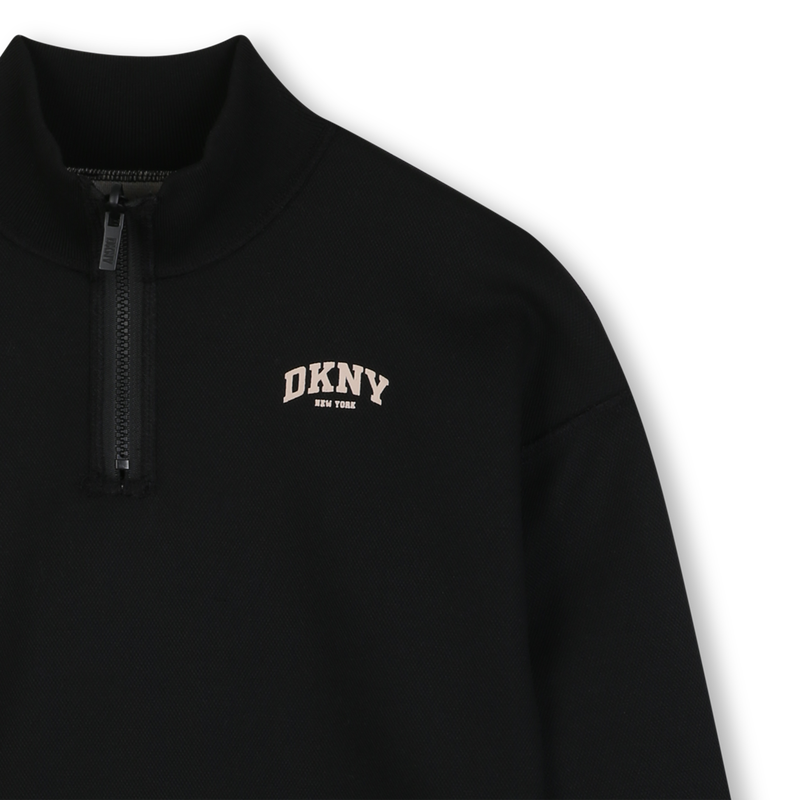 Felpa reversibile DKNY 
                        BAMBINO