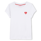 T-shirt a maniche corte, BIANCO, hi-res