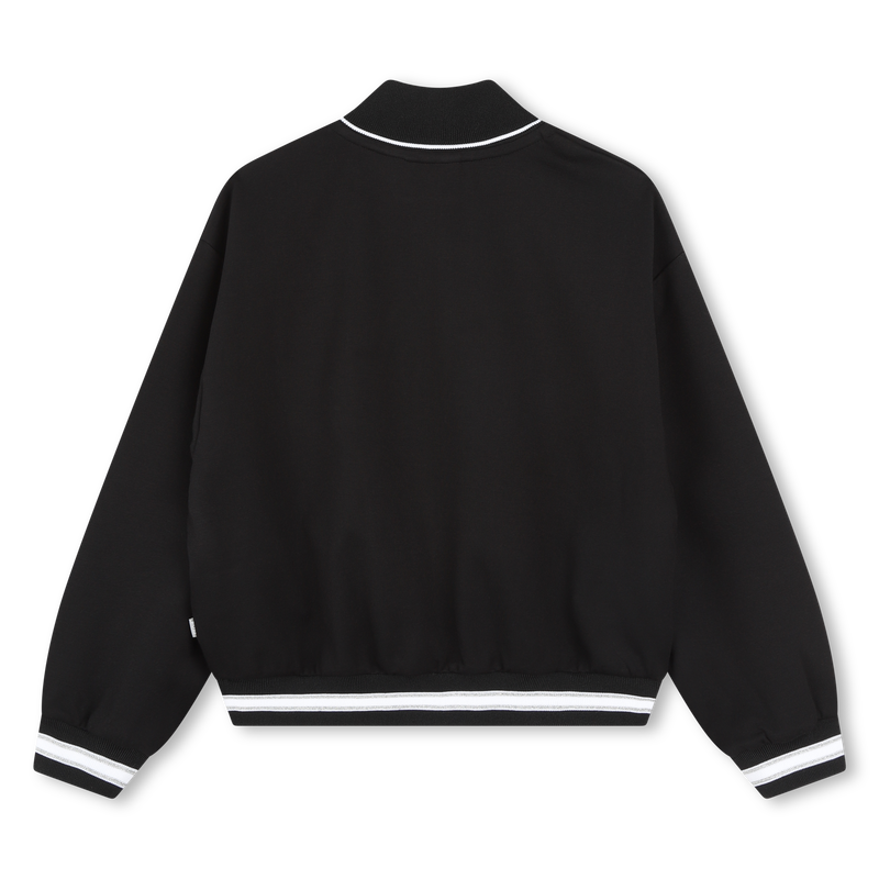 Cardigan ricamato con righe BOSS 
                        BAMBINA