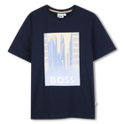T-shirt a maniche corte, MARINE, hi-res