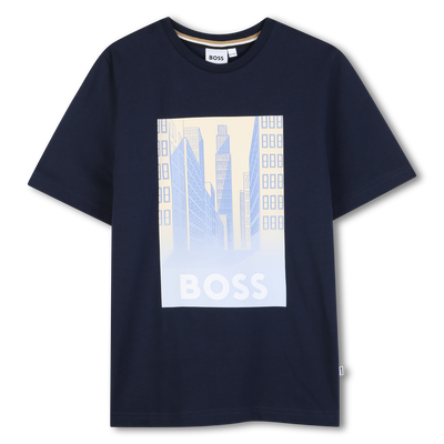 T-SHIRT A MANICHE CORTE BOSS RAGAZZO