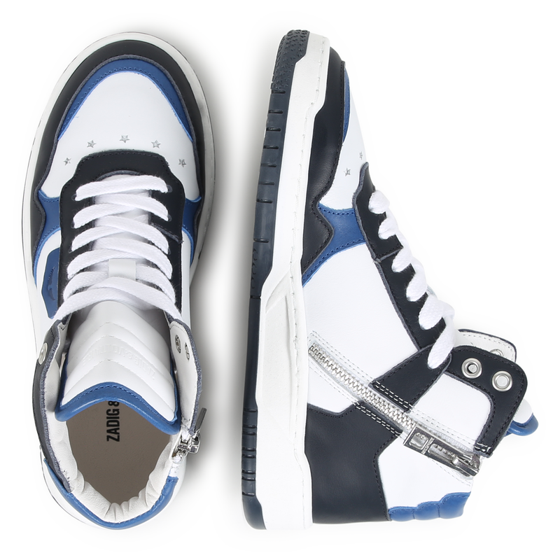 Sneakers di pelle con zip ZADIG & VOLTAIRE 
                        RAGAZZO