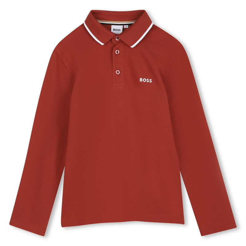 Polo a maniche lunghe BOSS 
                        RAGAZZO