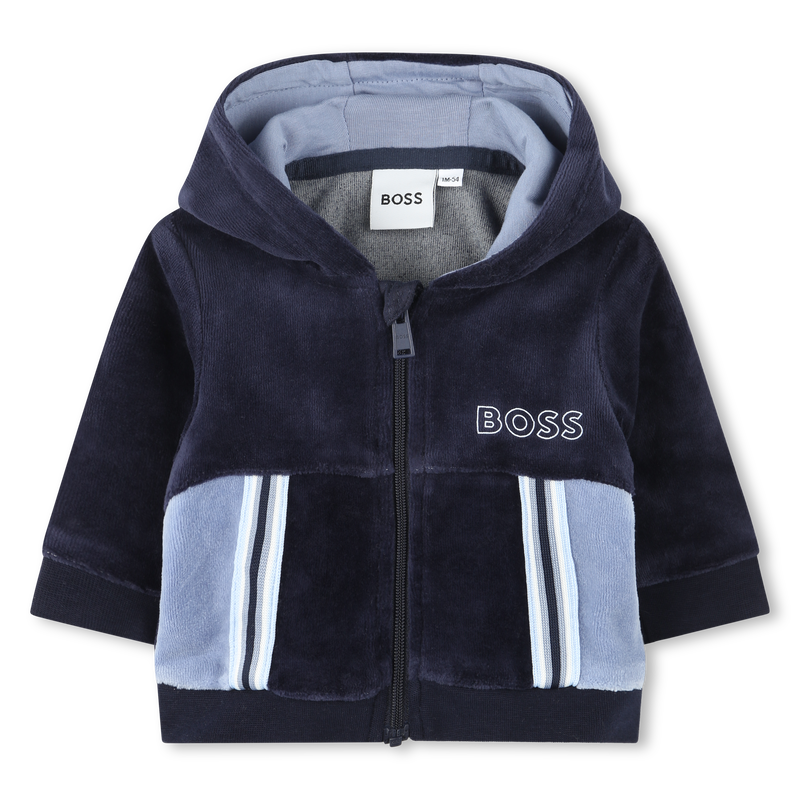 Set 2 pezzi in velluto BOSS 
                        RAGAZZO