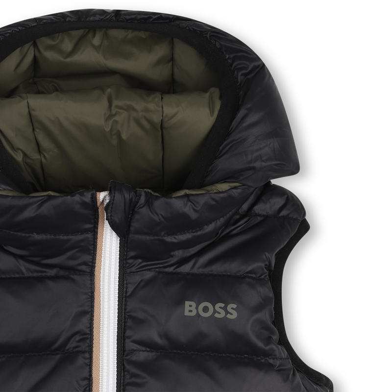 Giubbotto imbottito reversibile BOSS 
                        RAGAZZO