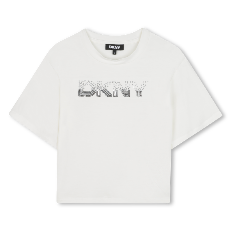 T-shirt a maniche corte DKNY 
                        BAMBINA