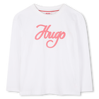 T-shirt a maniche lunghe, BIANCO, hi-res