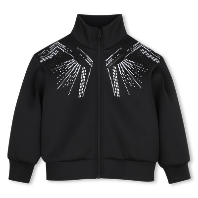 Cardigan con collo alto KARL LAGERFELD KIDS BAMBINA