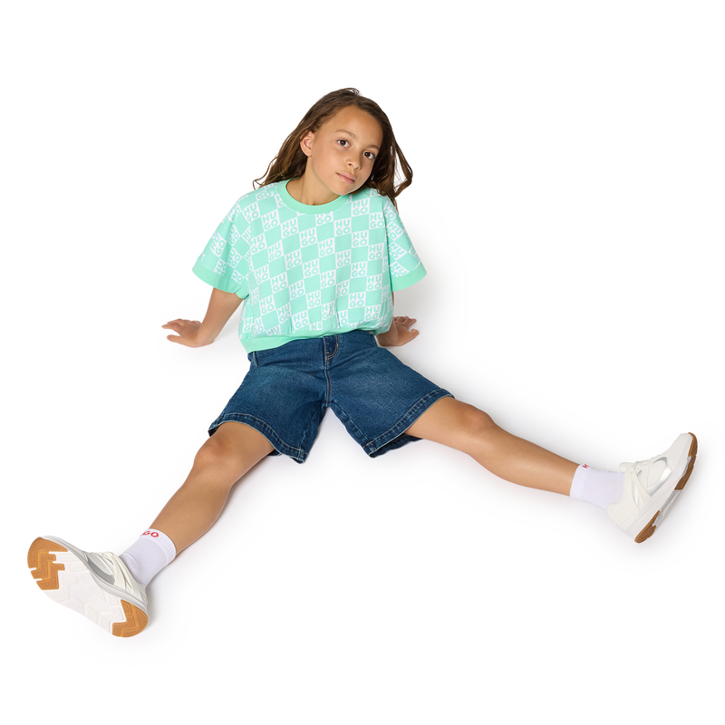 SNEAKERS STRINGATE HUGO 
                        BAMBINA