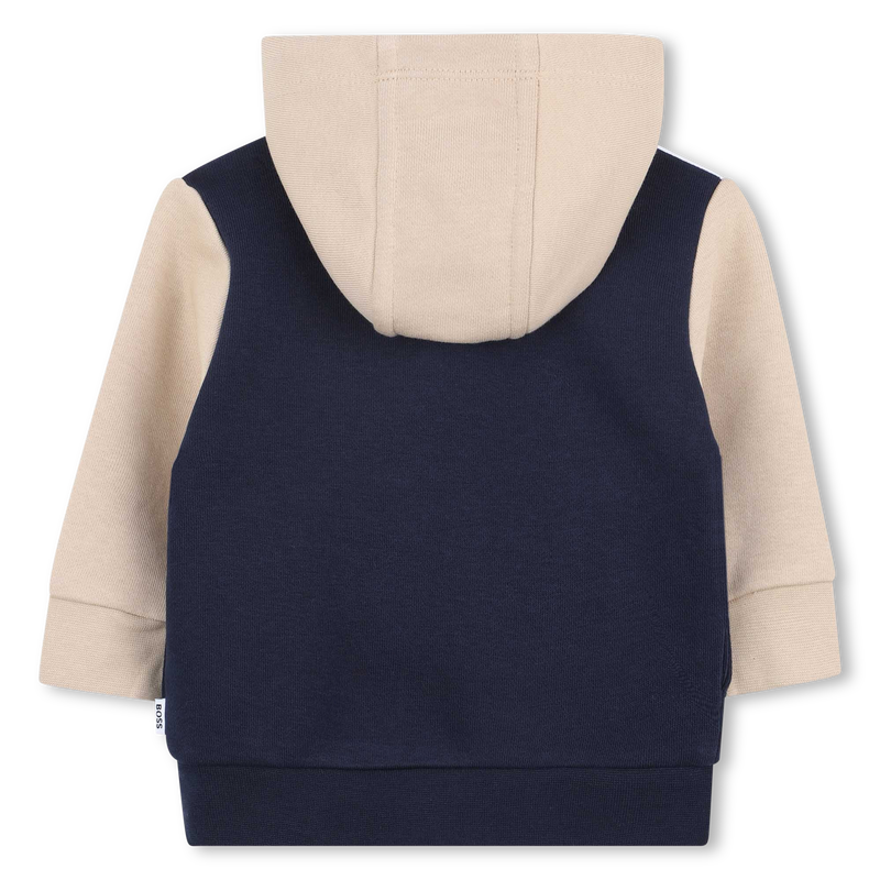 Cardigan felpato con cappuccio BOSS 
                        RAGAZZO