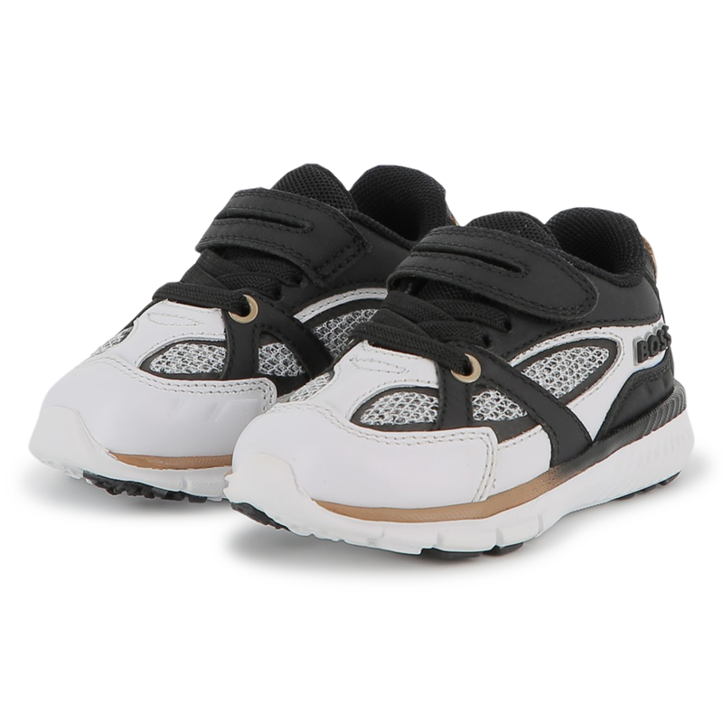Sneakers con lacci elasticizzati BOSS 
                        RAGAZZO