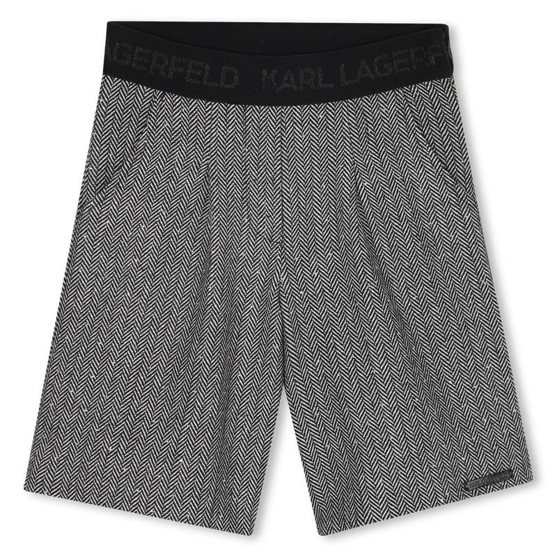 Bermuda lavorato a maglia KARL LAGERFELD KIDS 
                        BAMBINA