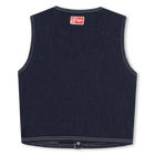 Giacca di jeans senza maniche KENZO KIDS 
                    BAMBINA