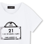 TEE SHIRT KARL LAGERFELD KIDS 
                    BAMBINA