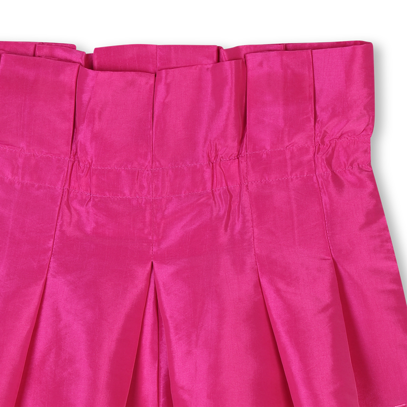 Shorts da cerimonia in taffet&agrave; KARL LAGERFELD KIDS 
                        BAMBINA