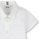 Camicia maniche corte cotone BOSS 
                    RAGAZZO