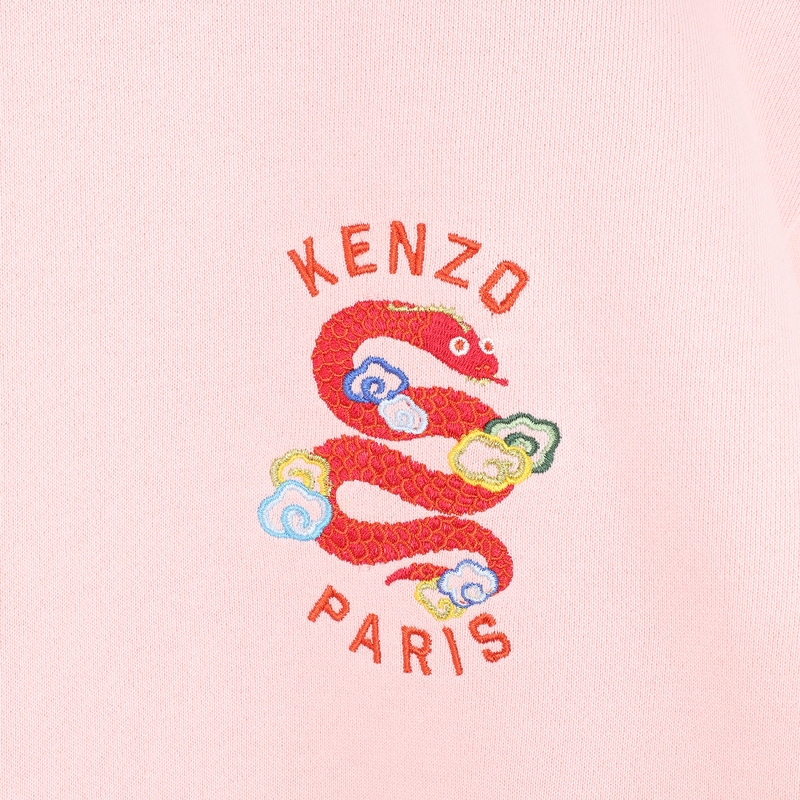 Abito dritto con ricamo KENZO KIDS 
                        BAMBINA