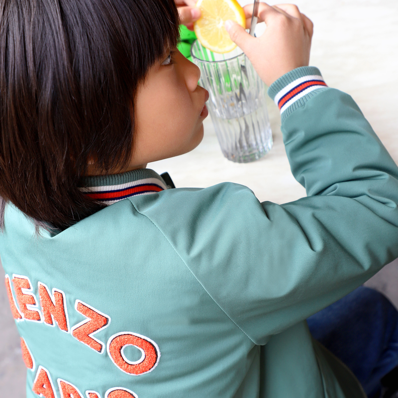 Giacca maniche raglan con zip KENZO KIDS 
                        UNISEX