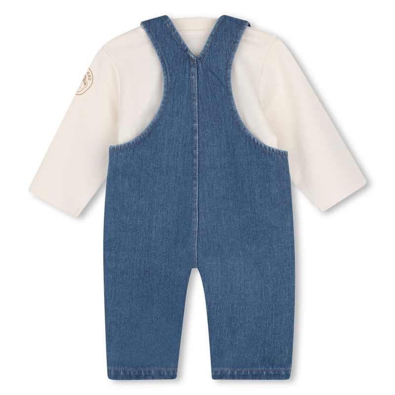 Completo salopette e t-shirt TIMBERLAND 
                        RAGAZZO