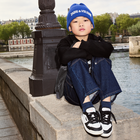 Jeans larghi con impunture ZADIG & VOLTAIRE 
                    RAGAZZO