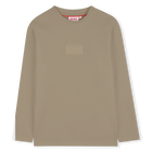 T-shirt a maniche lunghe, BEIGE, hi-res